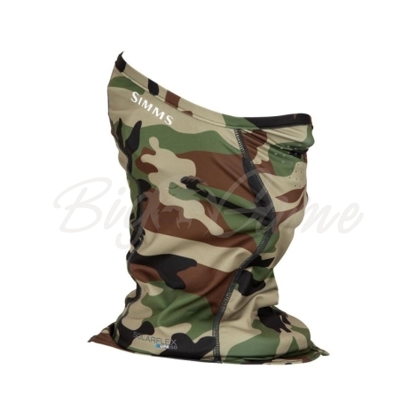 Бандана SIMMS Sungaiter цвет Woodland Camo фото 1