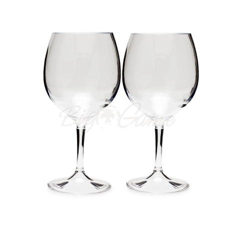 Набор бокалов GSI OUTDOORS для красного вина Nesting Wine Glass Set Red 444 мл (2 шт.) фото 1