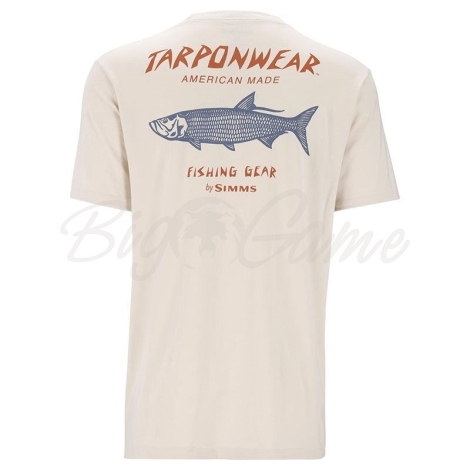 Футболка SIMMS Tarponwear T-Shirt цвет natural фото 2