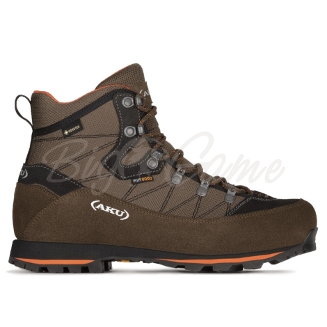 Ботинки треккинговые AKU Trekker L.3 Wide GTX цвет Brown / Orange фото 5