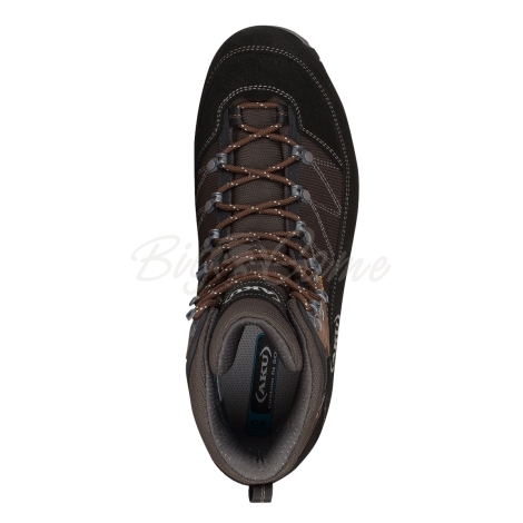Ботинки треккинговые AKU Trekker L.3 Wide GTX цвет Dark Grey / Brown фото 2