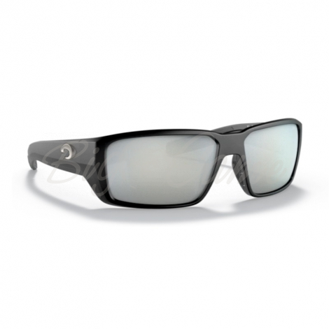 Очки поляризационные COSTA DEL MAR Fantail Pro 580G р. L цв. Matte Black цв. ст. Gray Silver Mirror фото 1