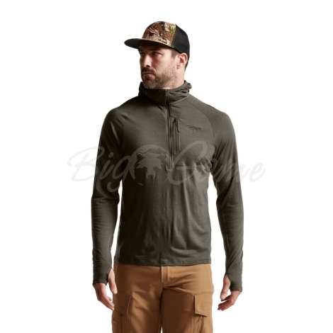 Термокофта SITKA Core Merino 120 Hoodie цвет Pyrite фото 7