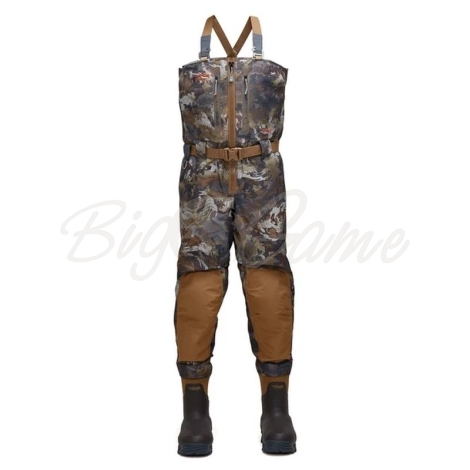 Вейдерсы SITKA Delta Zip Wader New цвет Optifade Timber фото 1