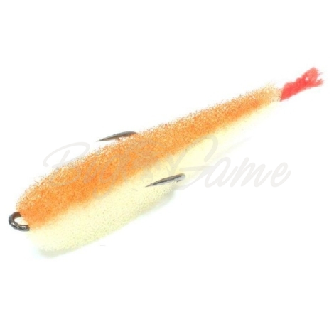 Поролоновая рыбка LEX Zander Fish 9 WOB (белое тело / оранжевая спина / красный хвост) фото 1