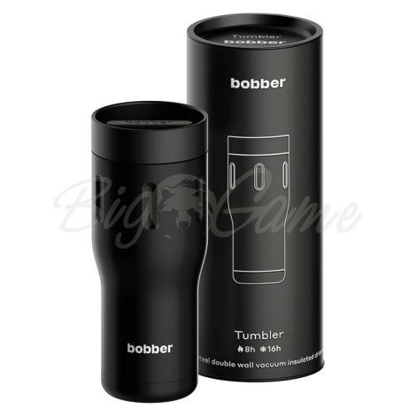 Термокружка BOBBER Tumbler 0,5 л цвет Black Coffee (черный) фото 2