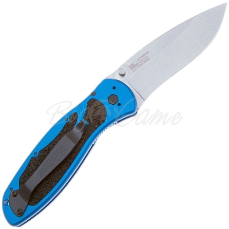 Нож складной KERSHAW Blur 14C28N рукоять Алюминий 6061-Т6 цв. Синий фото 4