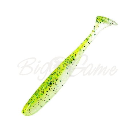 Виброхвост KEITECH Easy Shiner 6,5" (3 шт.) цв. PAL #02 Lime Chart Shad фото 1