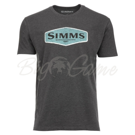 Футболка SIMMS Logo Frame T-Shirt цвет Military Heather фото 1