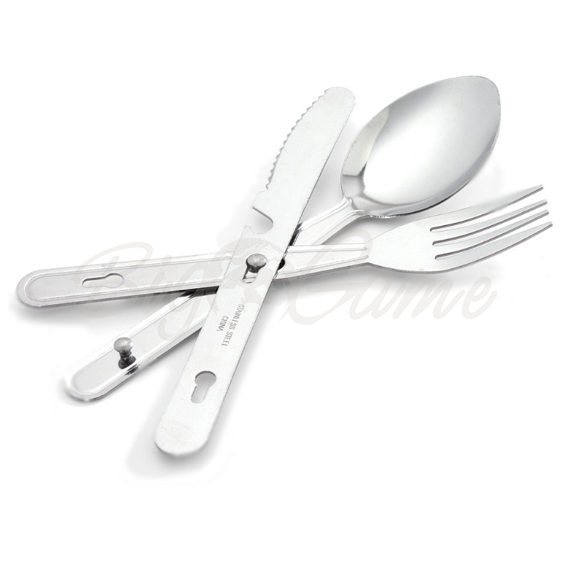 Набор столовых приборов COGHLAN'S Chow Kit (Knife, Fork & Spoon Set) фото 2