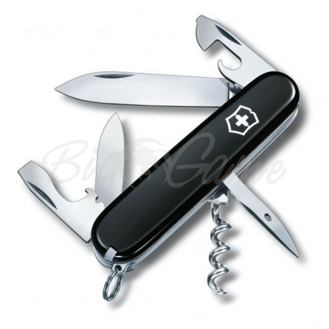 Нож VICTORINOX Spartan 91мм 12 функций цв. черный фото 1