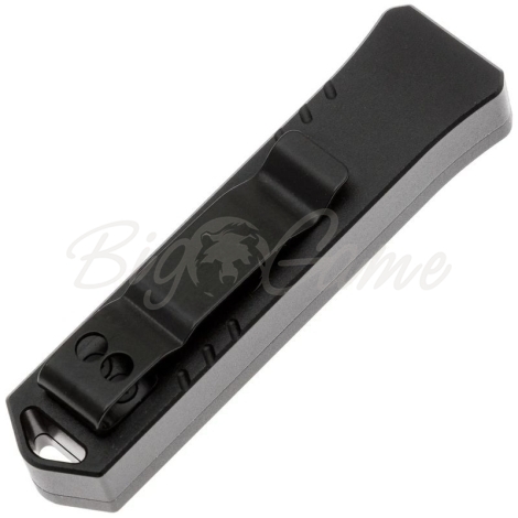 Нож складной автоматический BOKER Micro USB OTF сталь D2 рукоять Анодированный алюминий цв. Черный фото 2