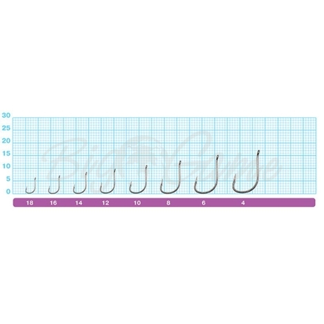 Крючок одинарный OWNER Pin Hook (8 шт.) № 6 код цв. BC фото 2