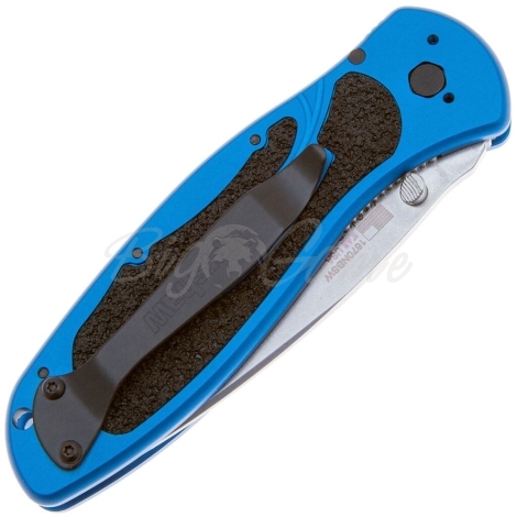 Нож складной KERSHAW Blur 14C28N рукоять Алюминий 6061-Т6 цв. Синий фото 2