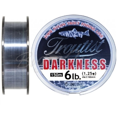 Леска SUNLINE Troutist Darkness 150 м цв. черный 0,148 мм фото 1