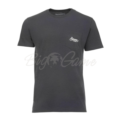 Футболка SIMMS Two Tone Pocket Tee цвет Charcoal Heather фото 1