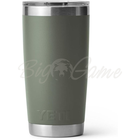 Термокружка YETI Rambler Travel Mug 591 цвет Camp Green фото 4