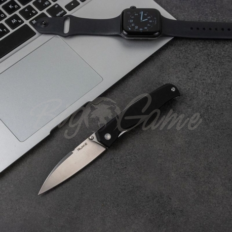 Нож складной RUIKE Knife P662-B цв. Черный фото 5