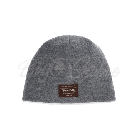 Шапка SIMMS Hayward Wool Beanie цвет gunmetal фото 1