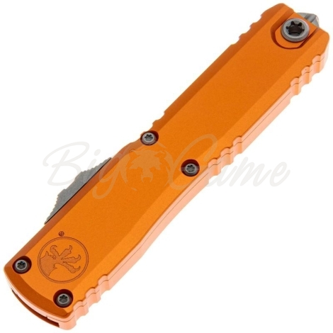 Нож складной автоматический MICROTECH Ultratech S/E Gen IV сталь M390MK рукоять Алюминий 6061-T6 цв. Оранжевый фото 2