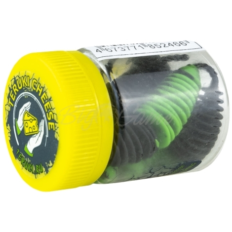 Слаг TERUKI Costa 6,5 см (6 шт.) зап. сыр цв. Green/Black фото 2