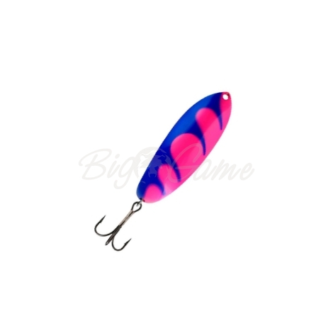 Блесна колеблющаяся KUUSAMO Taimen 75/25 код цв. BLU/Pink-S, UV  фото 1
