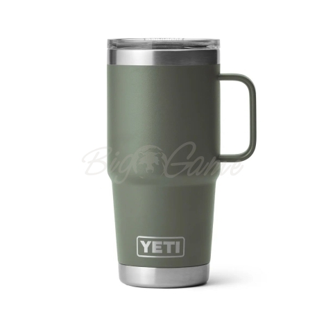 Термокружка YETI Rambler Travel Mug 591 цвет Camp Green фото 1