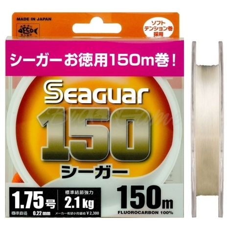 Флюорокарбон SEAGUAR Fluoro 150 м #1.75 фото 1