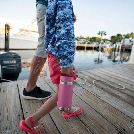 Термобутылка YETI Rambler Jr Kids' Bottle 354 цвет Harbor Pink фото 4