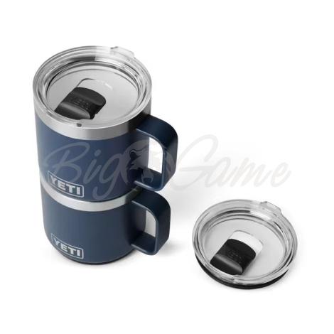 Термокружка YETI Rambler Stackable Mug CL w/Magslider Lid 414 цвет Navy фото 2
