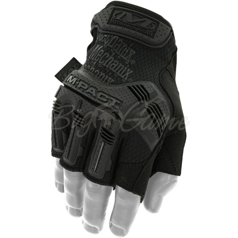 Перчатки тактические MECHANIX M-Pact Fingerless цвет Black фото 1