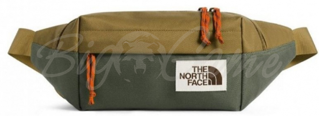 Сумка поясная THE NORTH FACE Lumbar Pack 4 л цвет british khaki / new taupe green фото 2