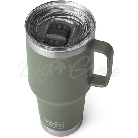 Термокружка YETI Rambler Travel Mug 887 цвет Camp Green фото 2