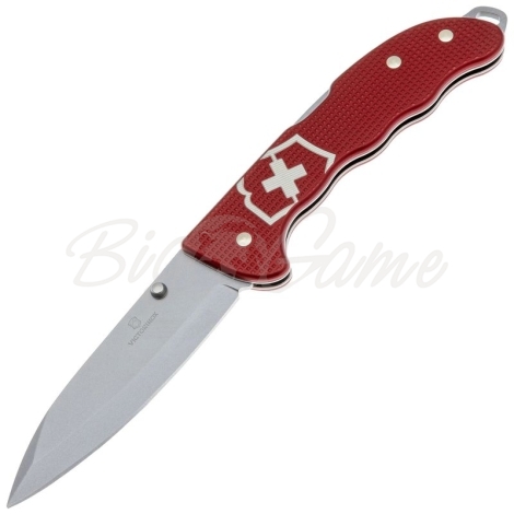 Нож складной полуавтоматический VICTORINOX Evoke Alox 0.9411.D20 Нержавеющая сталь рукоять Алюминий цв. Красный фото 1