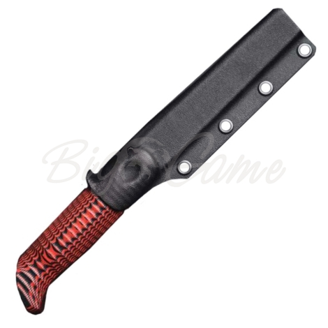 Нож OWL KNIFE North сталь M390 рукоять G10 черно-красная фото 2