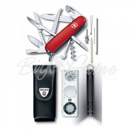 Набор инструментов VICTORINOX Traveller Set компл.:нож/фонарь/компас/чехол карт.коробка фото 1