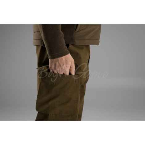 Брюки HARKILA Retrieve trousers цвет Warm olive фото 4