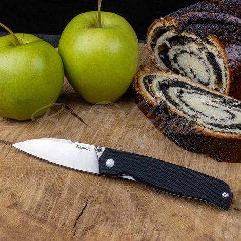 Нож складной RUIKE Knife P662-B цв. Черный фото 7