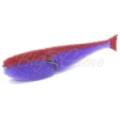 Поролоновая рыбка LEX Classic Fish CD 8 LRB (сиреневое тело / красная спина / красный хвост) фото 1