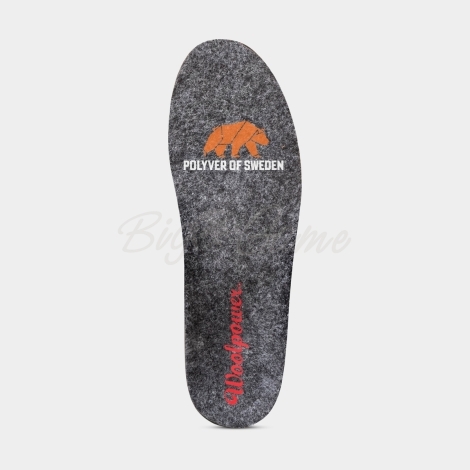 Стельки POLYVER Woolpower Insole Med цвет серый фото 1