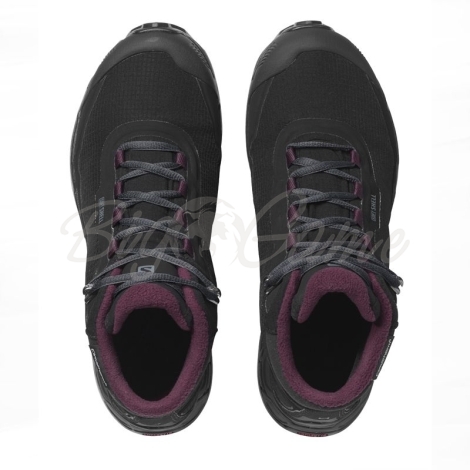 Ботинки SALOMON Shelter CS WP W цвет Black / Ebony / Wine Tasting фото 4