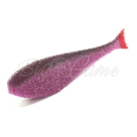 Поролоновая рыбка LEX Classic Fish NO 8 PBB (фиолетовое тело / черная спина / красный хвост) фото 1