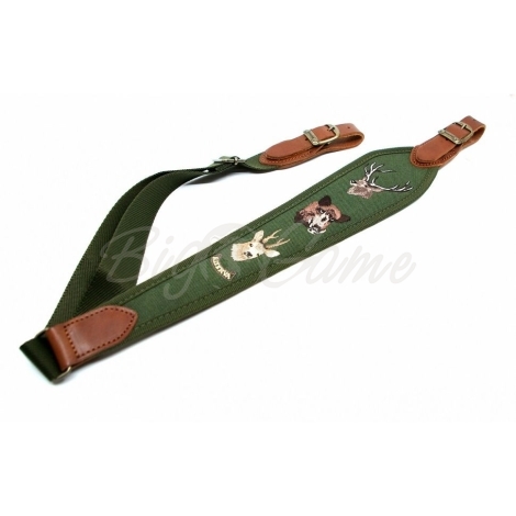 Ремень RISERVA R1728 Rifle Sling 3 Animals цв. Green 110 см фото 1