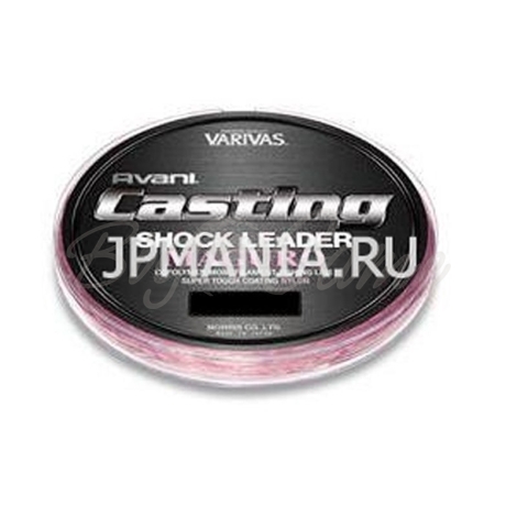 Леска VARIVAS Casting Shock Leader Maguro 30 м цв. Розовый фото 1