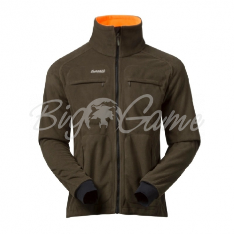 Куртка BERGANS Rana Reversible Jacket цвет Dark Olive / Neon Orange фото 1