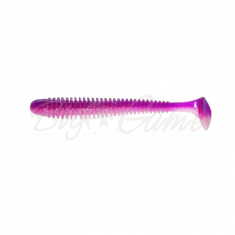 Виброхвост KEITECH Swing Impact 3" (10 шт.) цв. PAL #12 Grape Shad фото 1