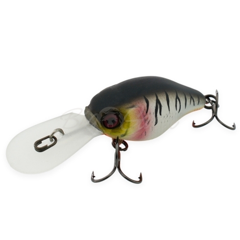 Воблер JACKALL D Chubby 38 Silent цв. uv mat silver tiger фото 2