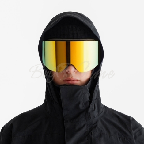 Маска WHITELAB Team One цв. Black цв. ст. Gold фото 3