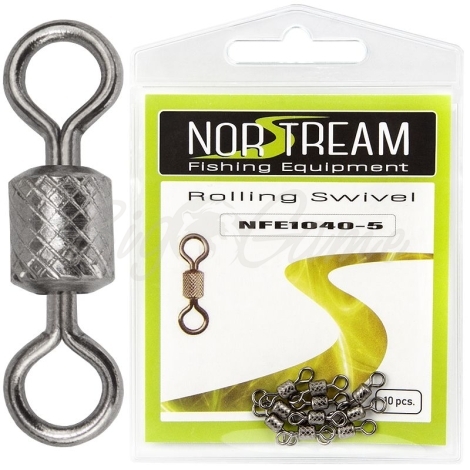 Вертлюг NORSTREAM Rolling swivel 1040 (10 шт.) № 5 фото 1