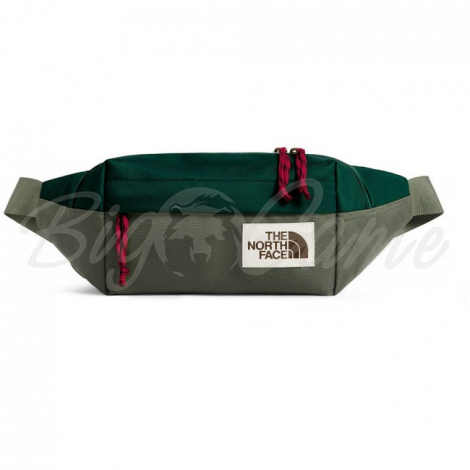 Сумка поясная THE NORTH FACE Lumbar Pack цвет night green / new taupe green фото 1